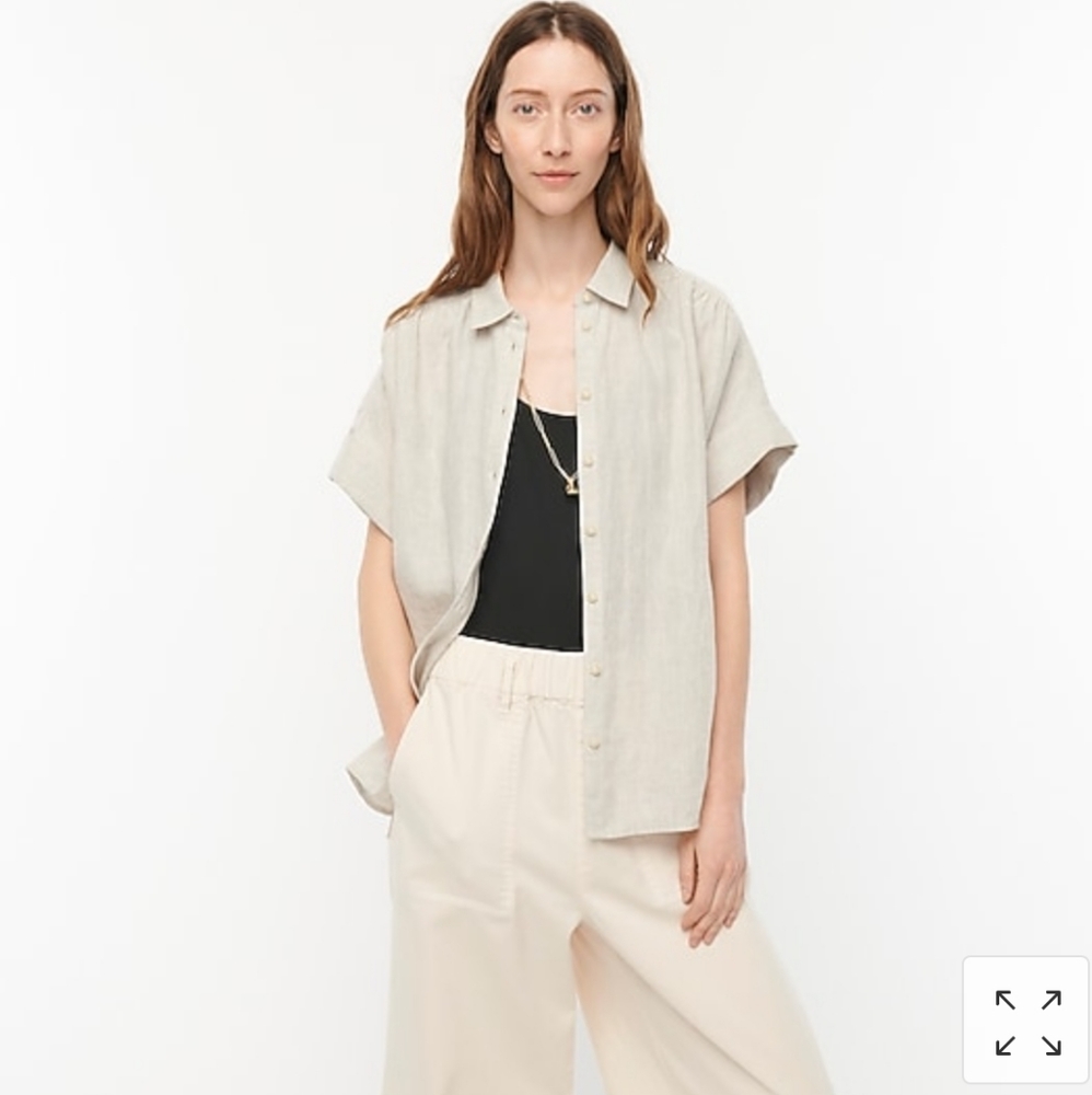 J Crew Linen Shirt NWT